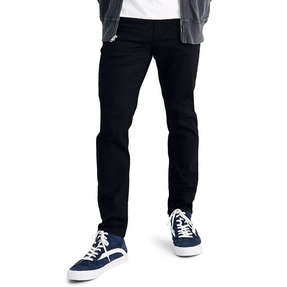 NWT Madewell Men's Size 32 x 32 Athletic Slim Fit Jeans in Black Wash MSRP $128 - Picture 1 of 12